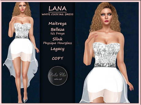 Second Life Marketplace - LANA WHITE DRESS